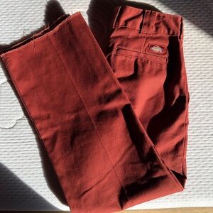Dickies Women’s Brick Red Pant - Size 0